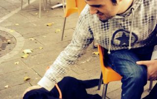 Manuele e Tato, cane guida dei Lions