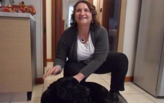 Renata e York il suo cane guida